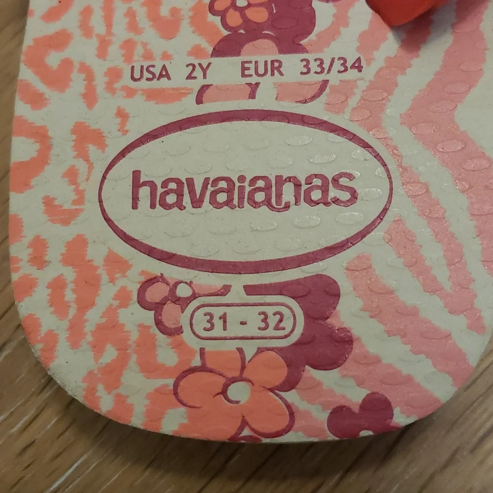 Kids Havaianas flip flop sandals pink 2